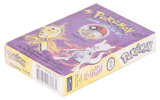1999 Pokemon "Zap" Sealed Theme Deck